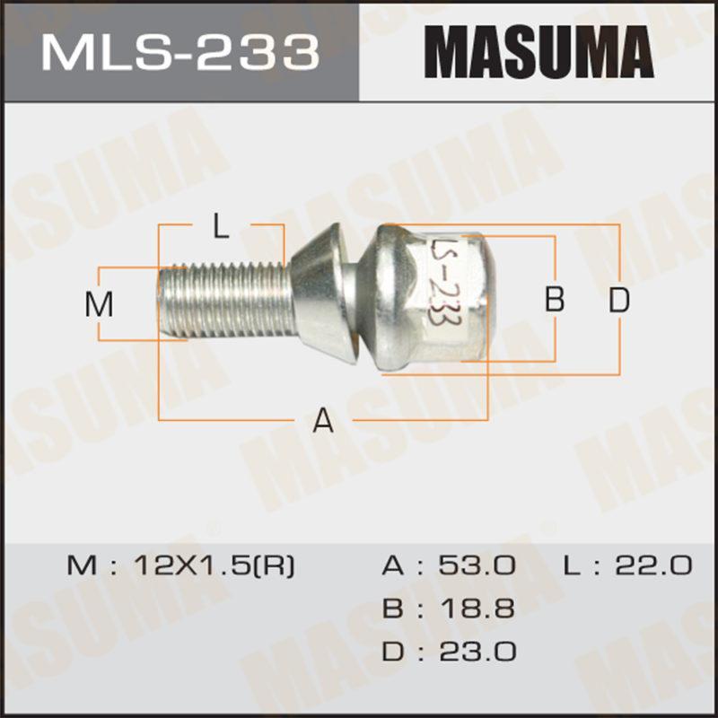 Колісний болт MASUMA MLS233