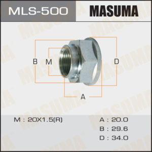 Гайка ШРУСа MASUMA MLS500