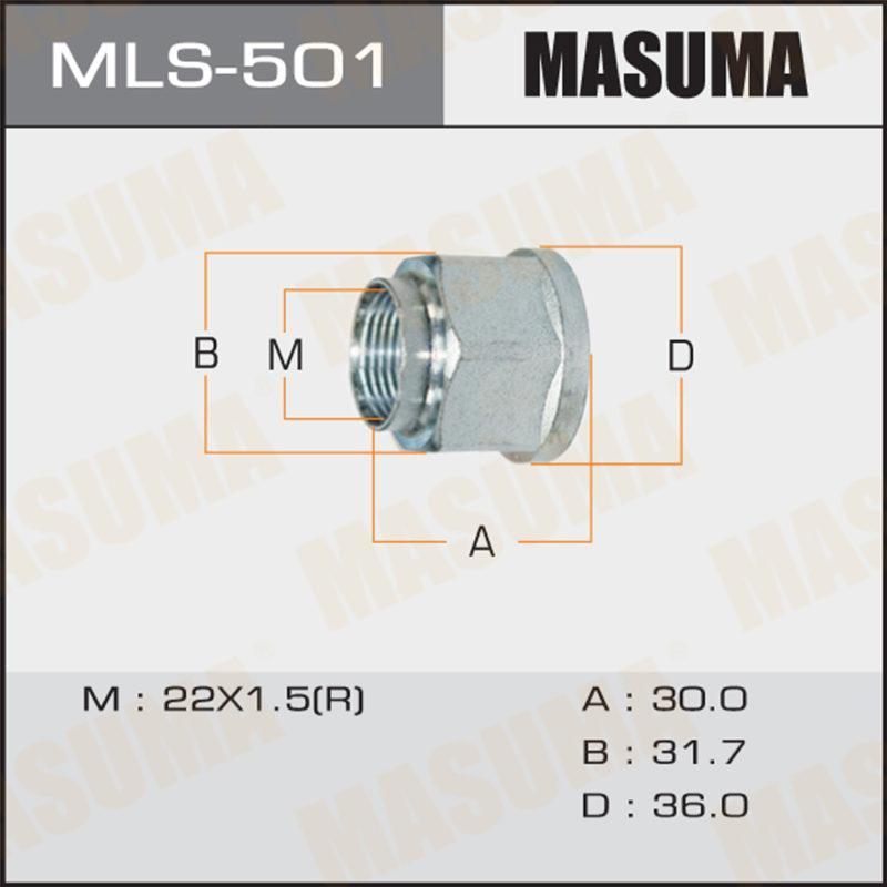 Гайка ШРУСа MASUMA MLS501