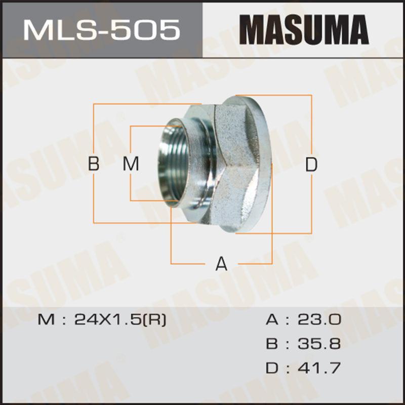 Гайка ШРУСа MASUMA MLS505