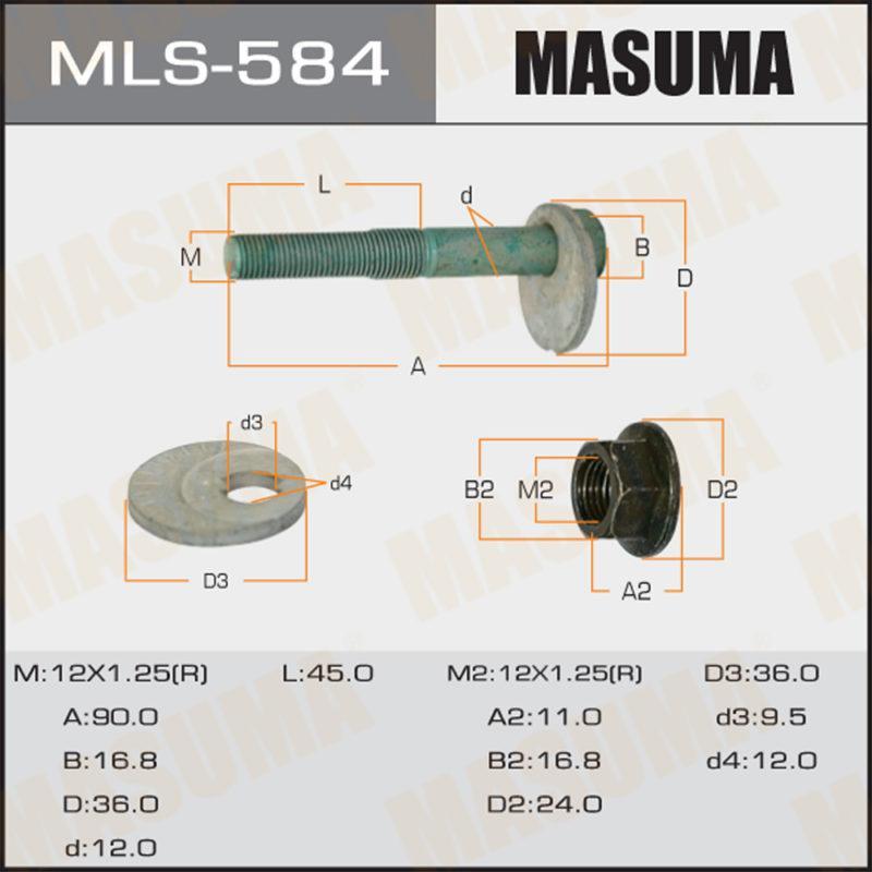 Болт эксцентрик  MASUMA MLS584