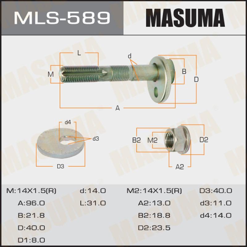 Болт ексцентрик MASUMA MLS589