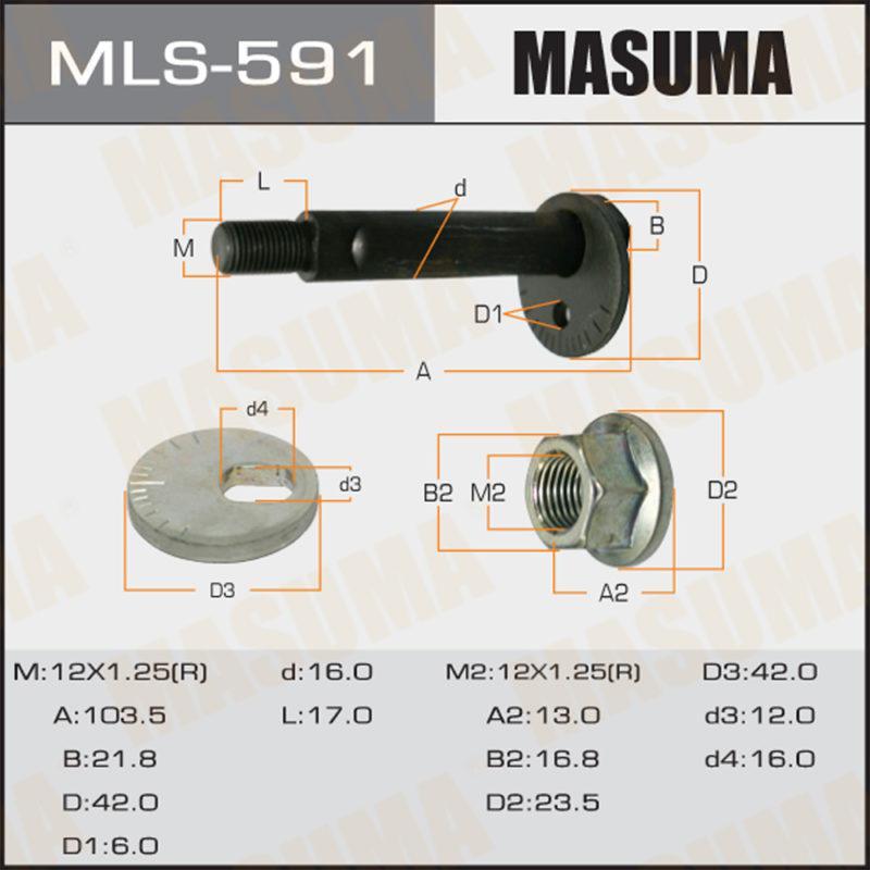 Болт эксцентрик  MASUMA MLS591