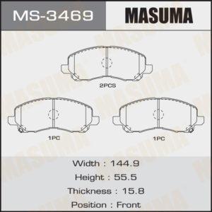 Колодки дисковые MASUMA MS3469