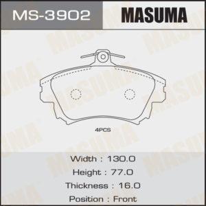 Колодки дискові MASUMA MS3902