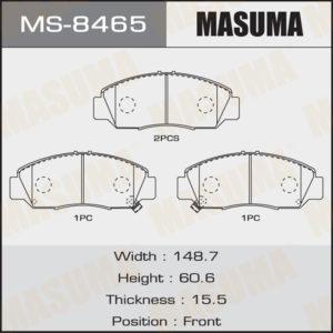 Колодки дисковые MASUMA MS8465