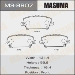 Колодки дискові MASUMA MS8907
