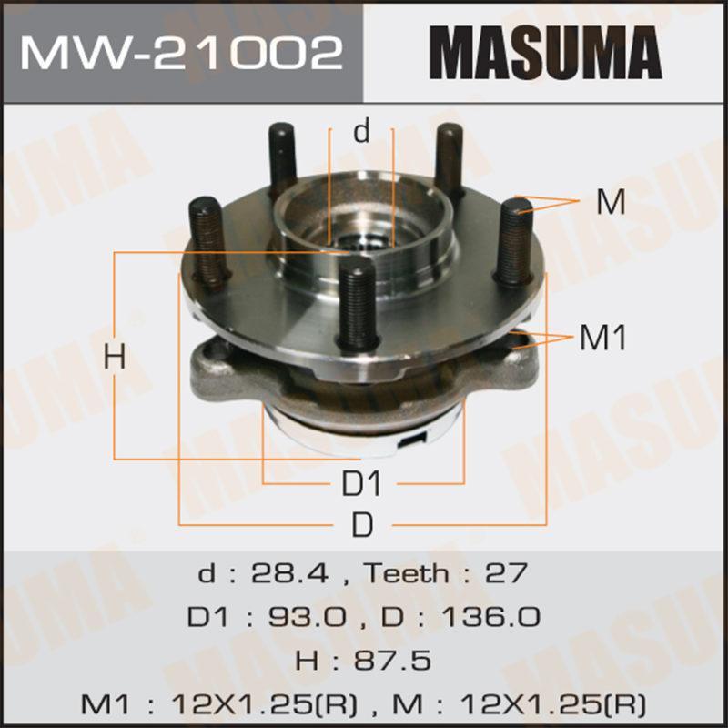 Ступичный узел MASUMA MW21002
