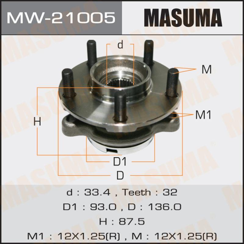 Ступовий вузол MASUMA MW21005
