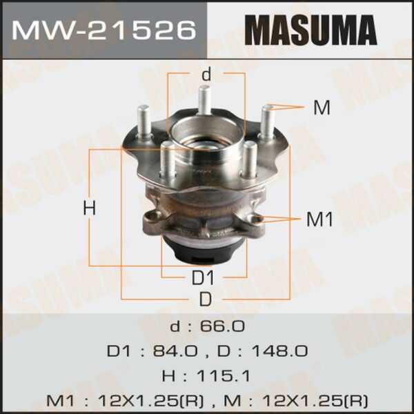 Ступичный узел MASUMA MW21526