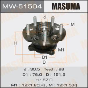 Ступичный узел MASUMA MW51504