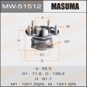 Ступичный узел MASUMA MW51512