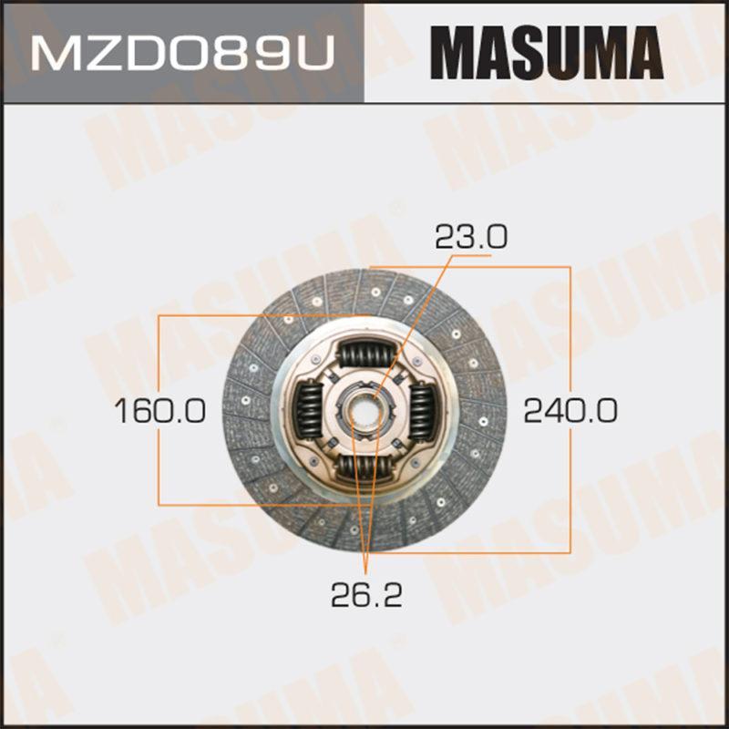 Диск зчеплення MASUMA MZD089U