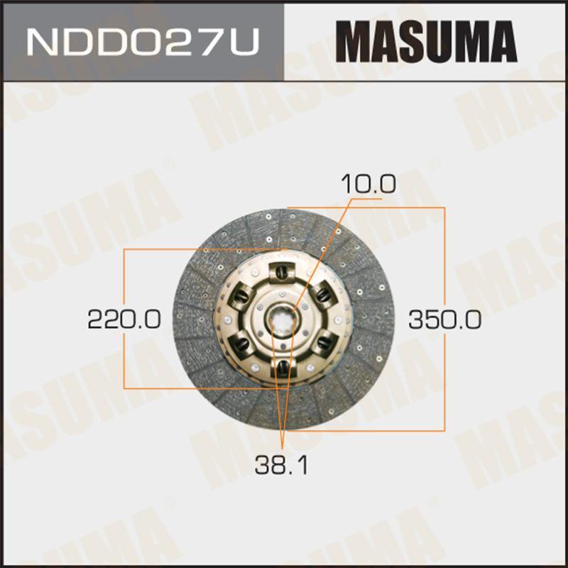 Диск зчеплення MASUMA NDD027U