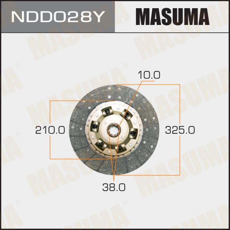 Диск сцепления  MASUMA NDD028Y