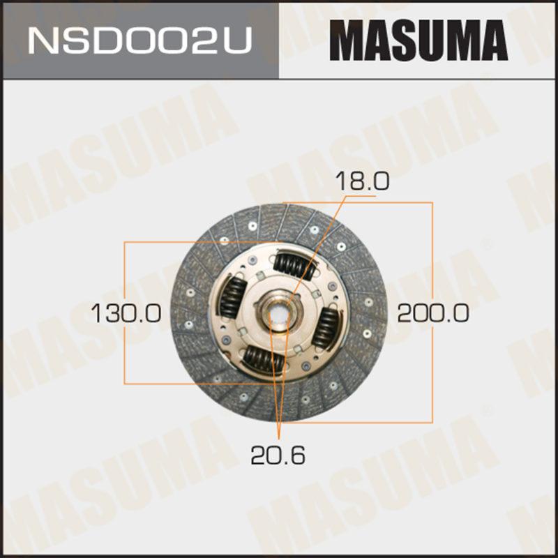 Диск сцепления  MASUMA NSD002U