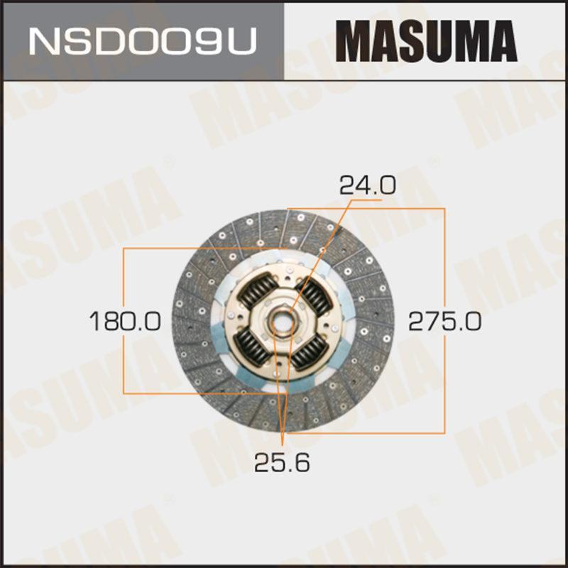 Диск сцепления  MASUMA NSD009U