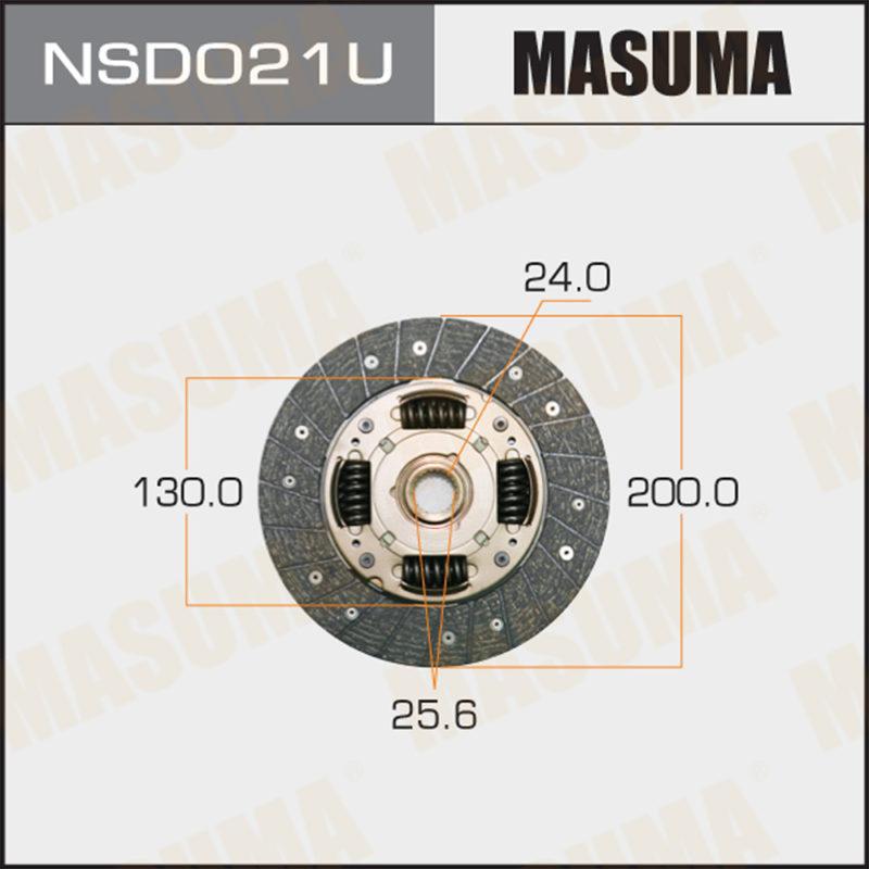 Диск сцепления  MASUMA NSD021U