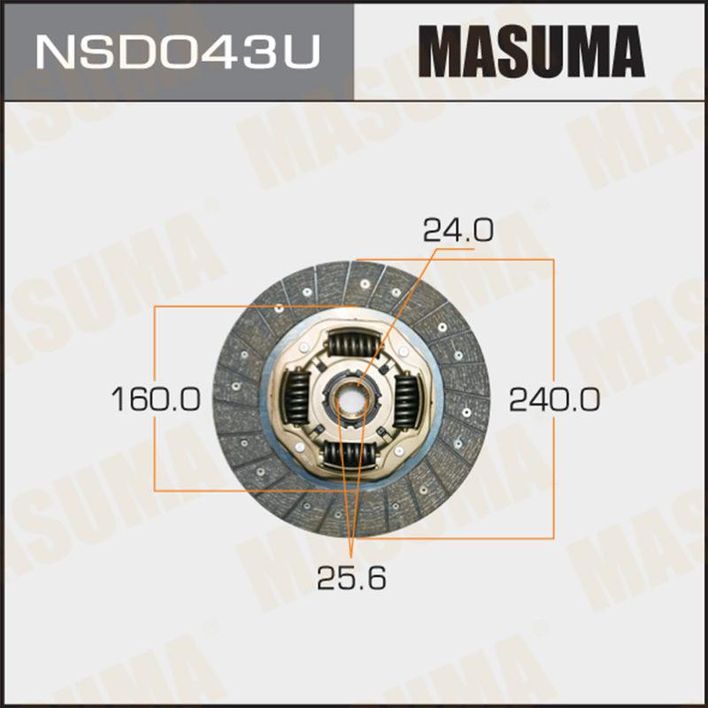 Диск зчеплення MASUMA NSD043U