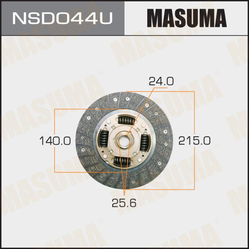 Диск сцепления  MASUMA NSD044U