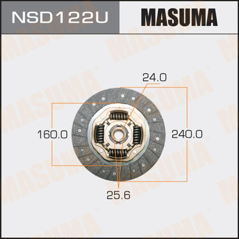 Диск сцепления  MASUMA NSD122U