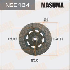 Диск сцепления  MASUMA NSD134