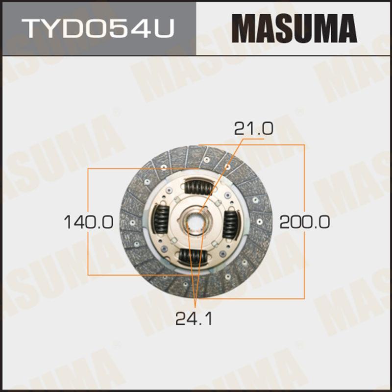 Диск сцепления  MASUMA TYD054U
