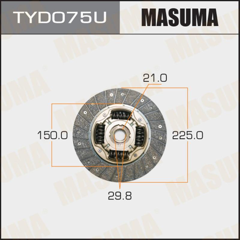 Диск зчеплення MASUMA TYD075U