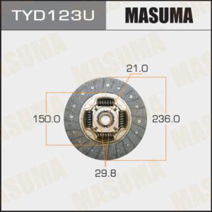 Диск сцепления  MASUMA TYD123U