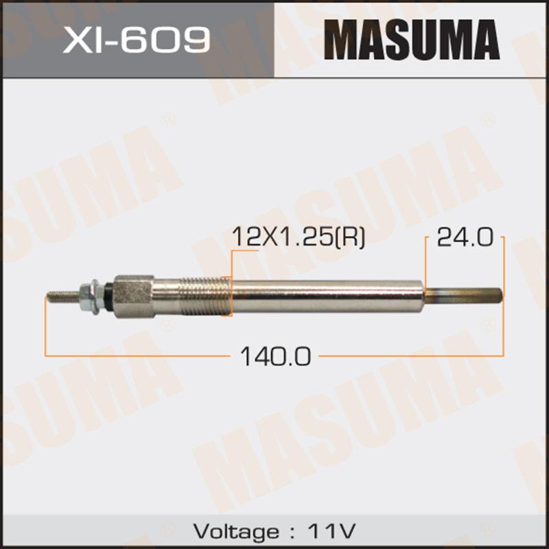 Свічка розжарювання MASUMA XI609