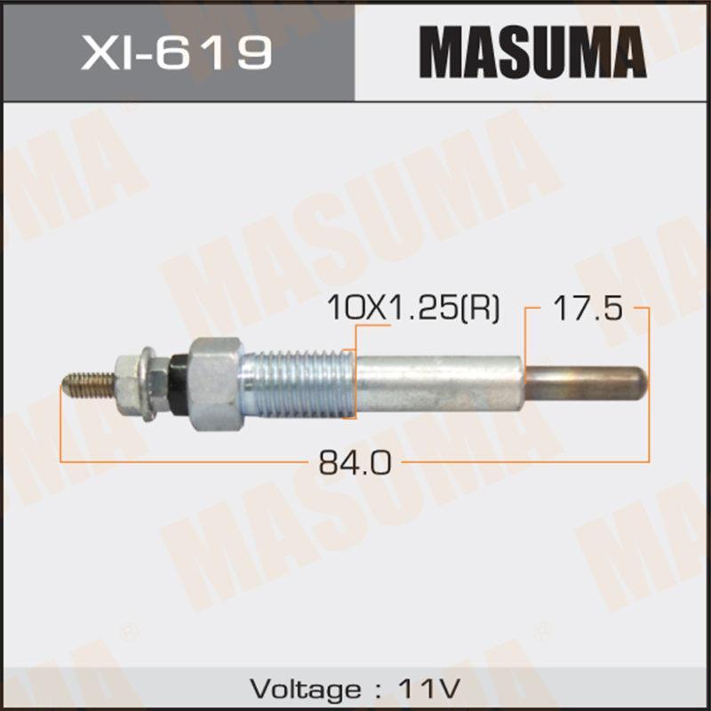 Свічка розжарювання MASUMA XI619
