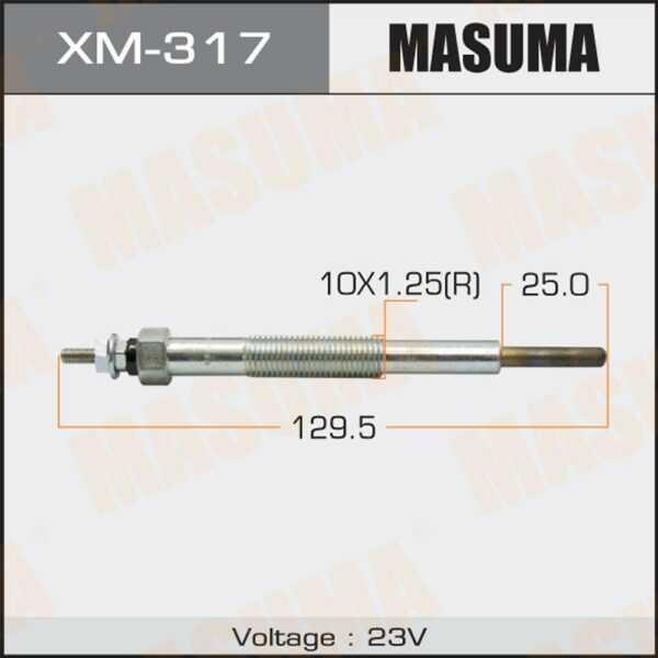 Свічка розжарювання MASUMA XM317