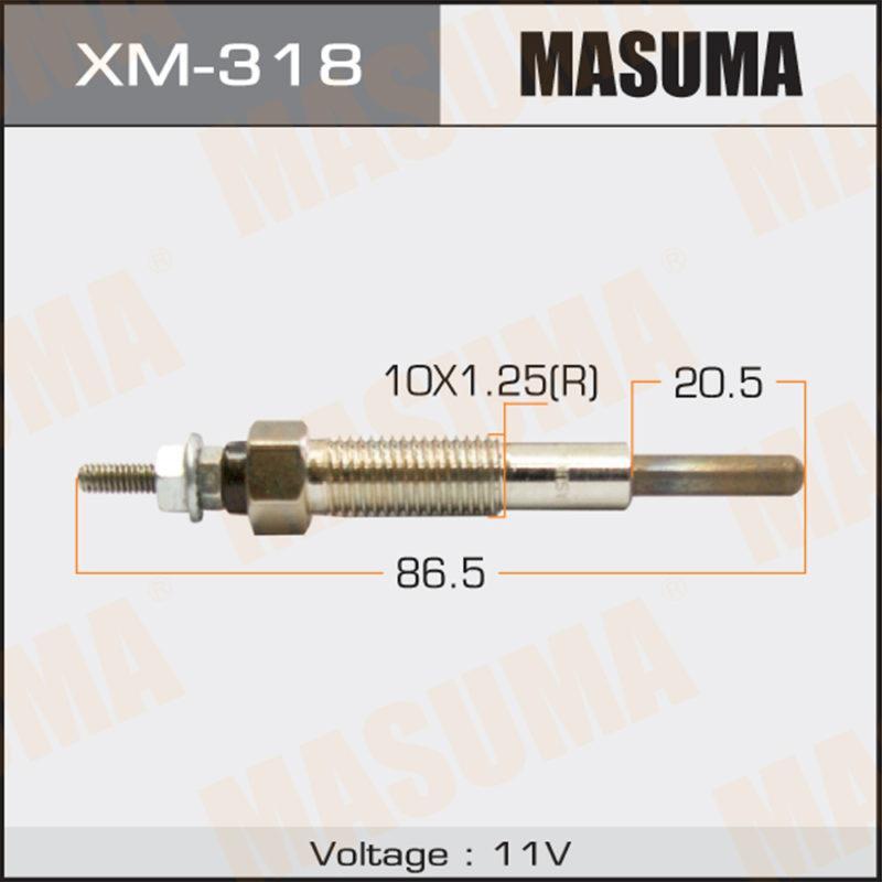 Свічка розжарювання MASUMA XM318