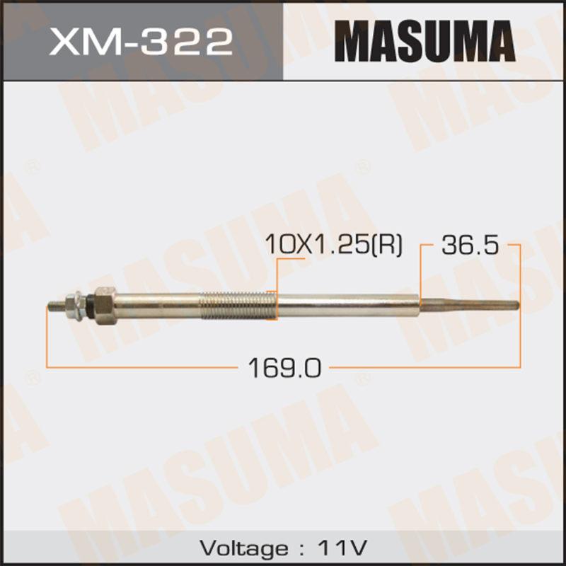 Свічка розжарювання MASUMA XM322