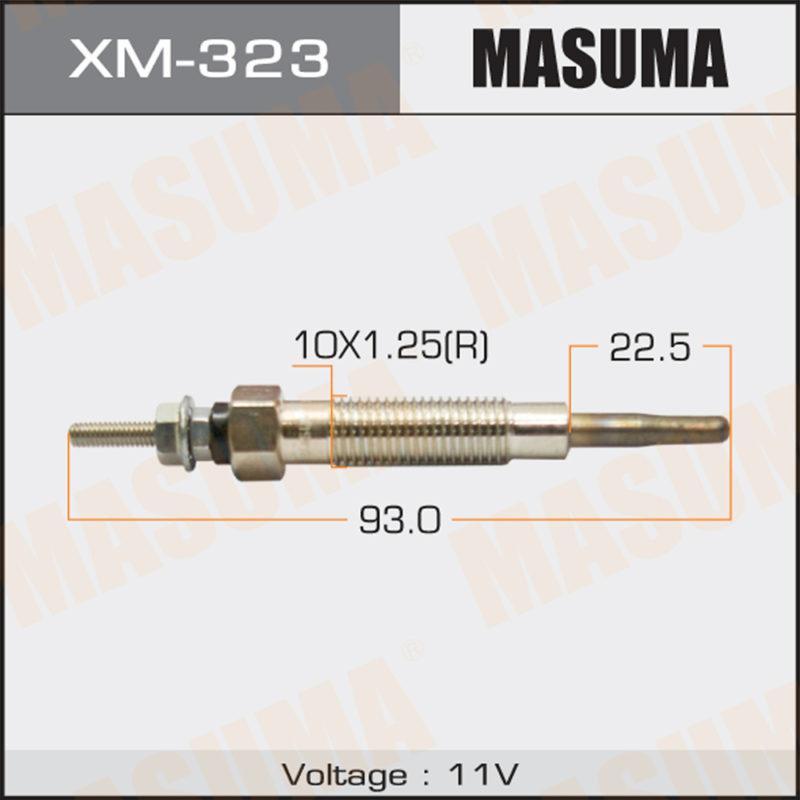 Свічка розжарювання MASUMA XM323