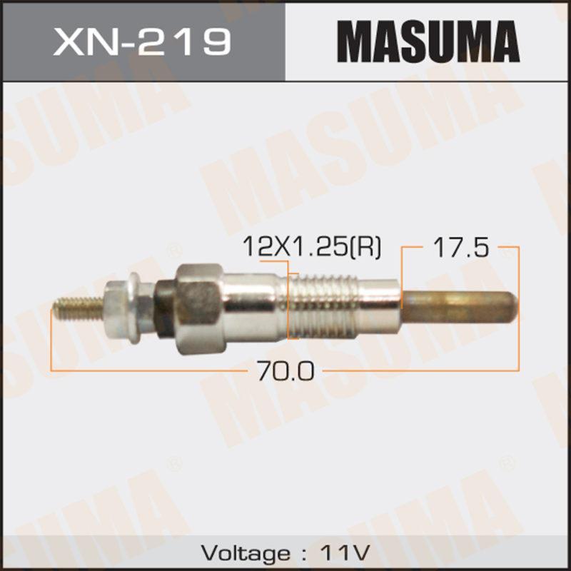 Свічка розжарювання MASUMA XN219