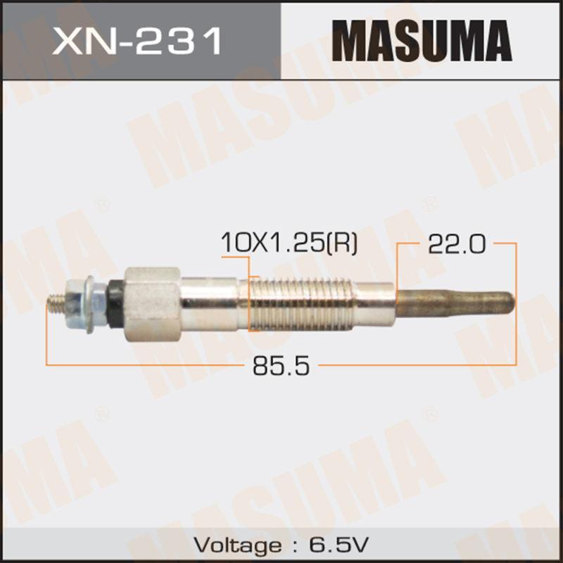 Свеча накаливания MASUMA XN231