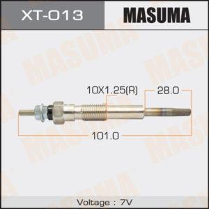 Свічка розжарювання MASUMA XT013