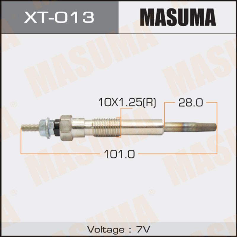 Свічка розжарювання MASUMA XT013