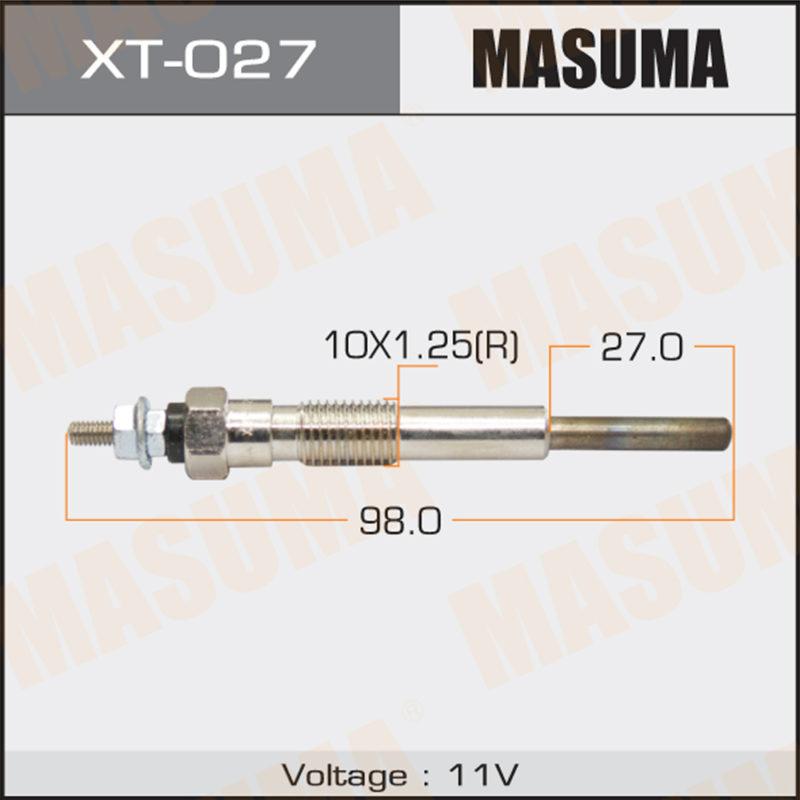 Свічка розжарювання MASUMA XT027