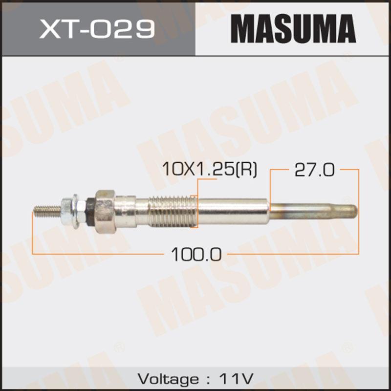 Свічка розжарювання MASUMA XT029