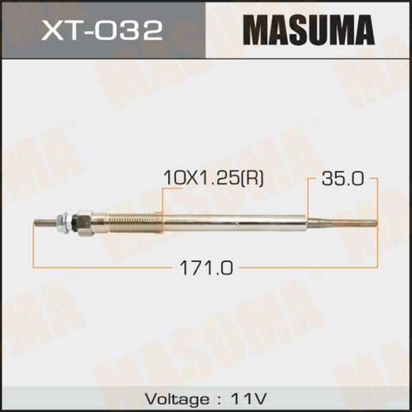 Свеча накаливания MASUMA XT032