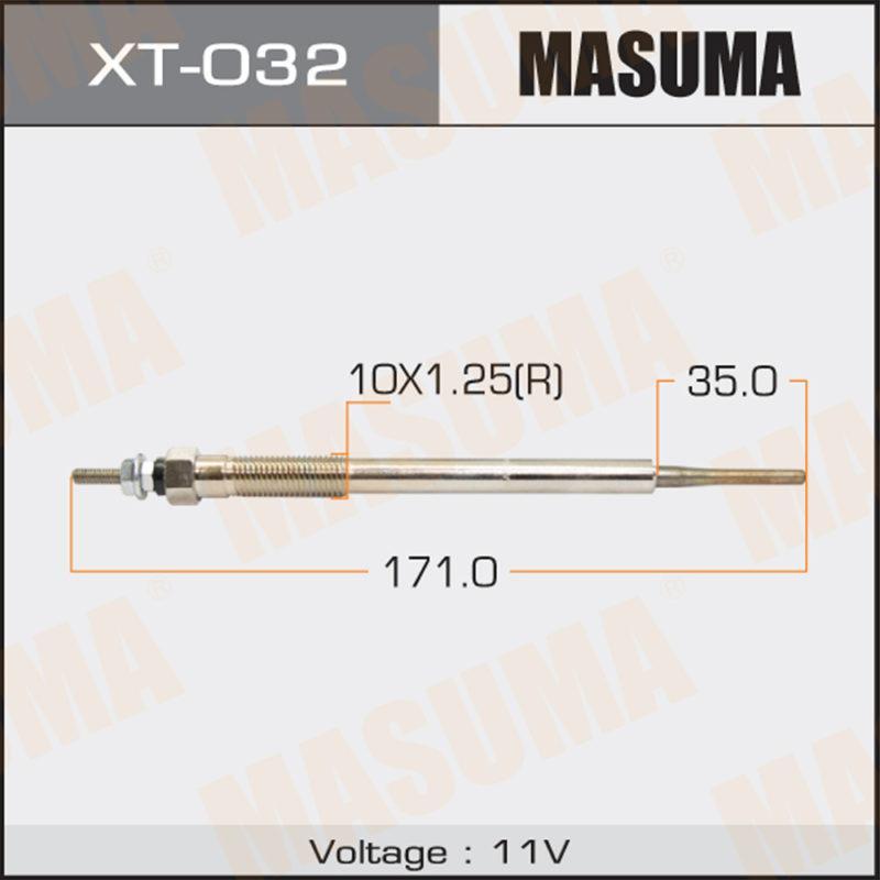 Свічка розжарювання MASUMA XT032