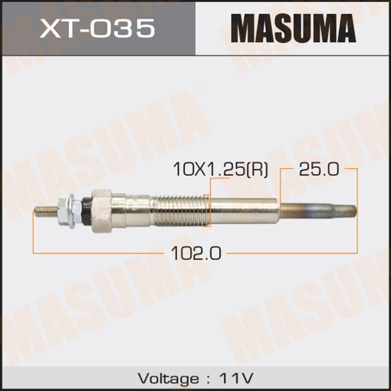 Свічка розжарювання MASUMA XT035