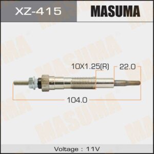 Свічка розжарювання MASUMA XZ415